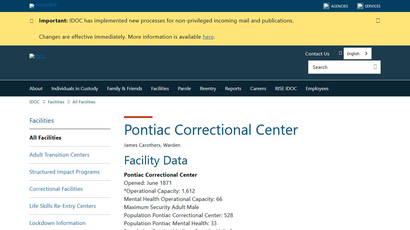 Pontiac Correctional Center
